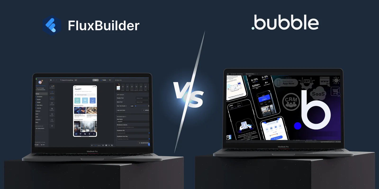 FluxBuilder vs. Bubble